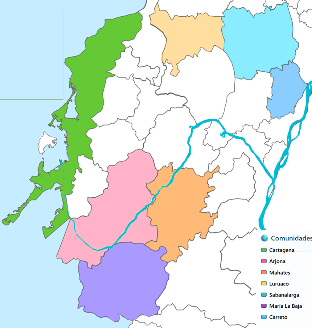 Mapa de comunidades